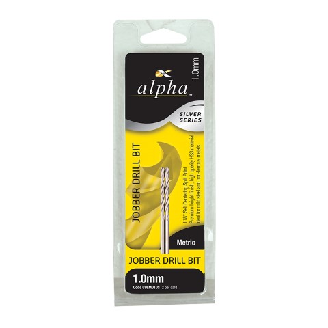 DRILL JOBBER HSS CARDED BRIGHT 2.00MM (PK 2)